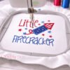 Little Firecracker Applique Design _ Logo 3 Little Firecracker Applique Design _ Logo 3