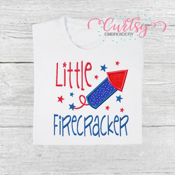 Little Firecraxker Applique Picture 1 Little Firecraxker Applique Picture 1