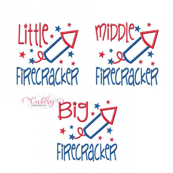 Little Middle Big Firecracker Set