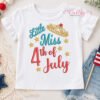 Little Miss 4th of July Embroidery Design _ Logo 1 Little Miss 4th of July Embroidery Design _ Logo 1