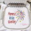Mommys Little Sparkler Embroidery Design _ Logo 3 Mommys Little Sparkler Embroidery Design _ Logo 3