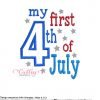 My First 4th of July Applique MAP