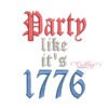 Partly Like its 1776 Embroidery Design _ Website Partly Like its 1776 Embroidery Design _ Website