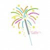 Sparkler Embroidery Design Sparkler Embroidery Design