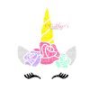 Unicorn with Flowers SVG Cutting File 3 Unicorn with Flowers SVG Cutting File 3