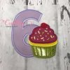 6 Cupcake Applique Picture 1