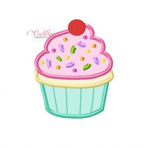 Birthday Cupcake Applique