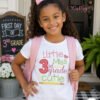 Little Miss 3rd Grade Cutie Applique Design _ Logo 2