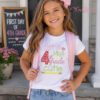 Little Miss 4th Grade Cutie Applique Design _ Logo 2