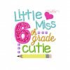 Little Miss 6th Grade Cutie Embroidery Design Little Miss 6th Grade Cutie Embroidery Design