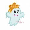 Girl Ghost Applique Embroidery Design Girl Ghost Applique Embroidery Design