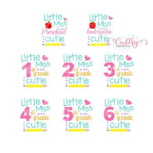 Little Miss Cutie SVG Full Set