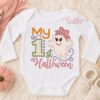 My First Halloween Girl Applique Design _ Logo 1 Baby girl Halloween applique machine embroidery design