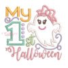 My First Halloween Girl Applique Design _ Website My First Halloween Applique Embroidery Design for Girls