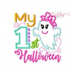 My 1st Halloween Girl Applique