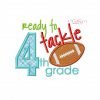 Ready To Tackle 4th Grade Embroidery Design