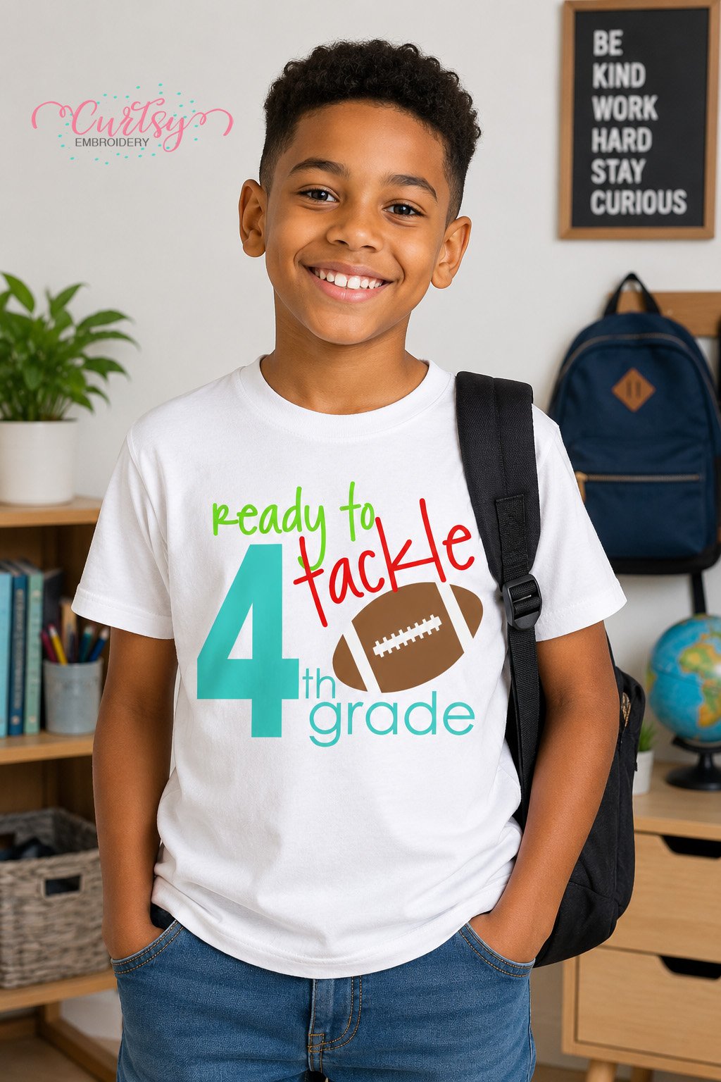 Ready To Tackle 4th Grade SVG _ Logo 2