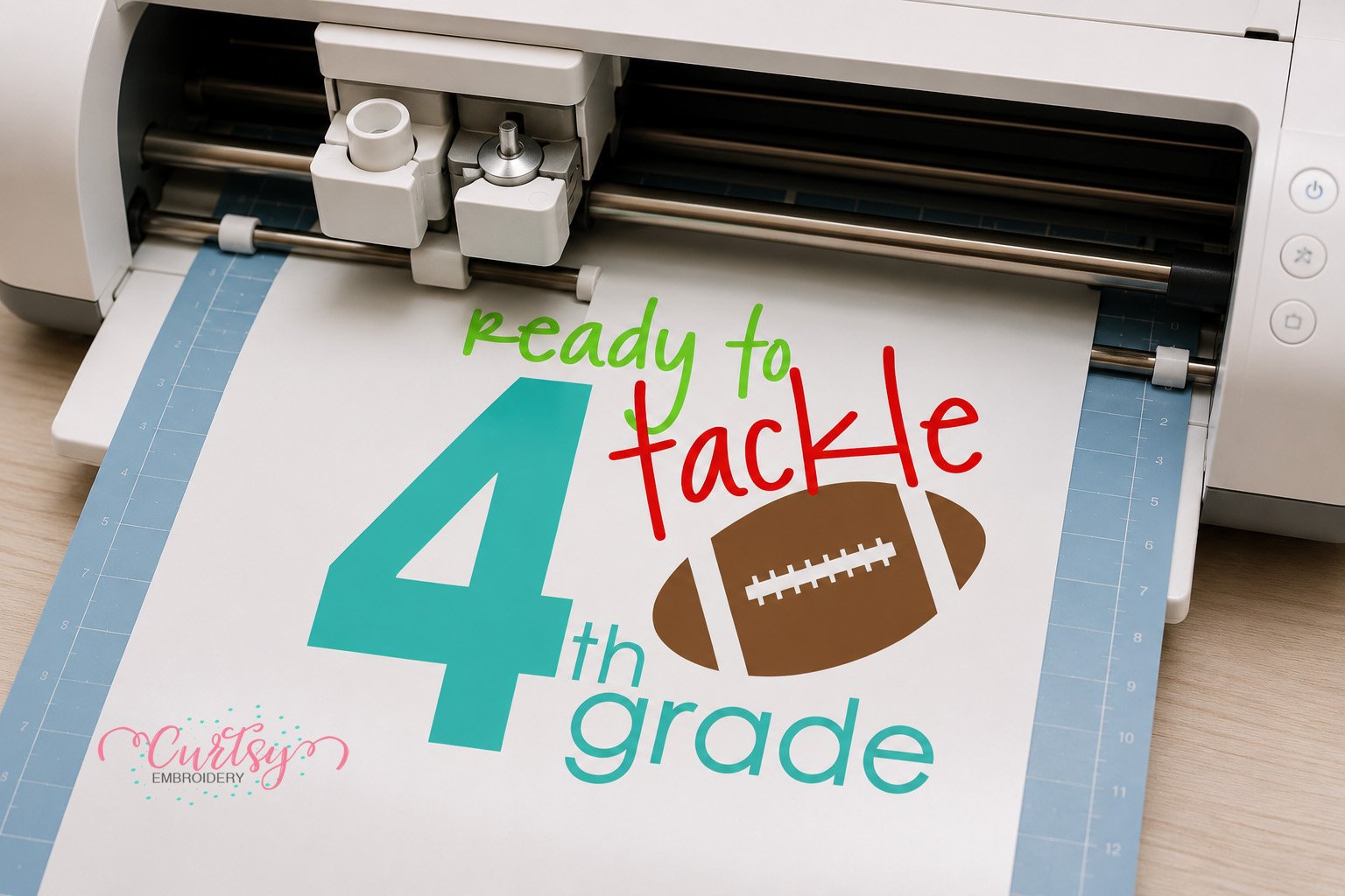 Ready To Tackle 4th Grade SVG _ Logo 3