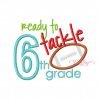 Ready To Tackle 6th Grade Applique Design Ready To Tackle 6th Grade Applique Design