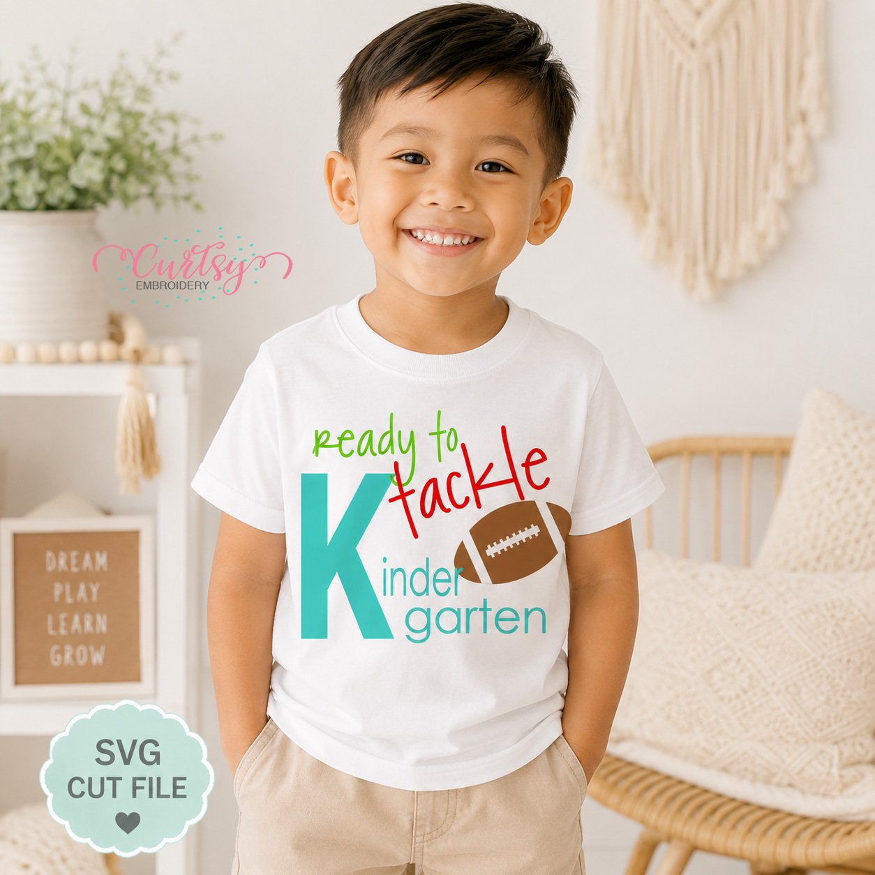 Ready To Tackle Kindergarten SVG _ Logo 2 Ready To Tackle Kindergarten SVG _ Logo 2