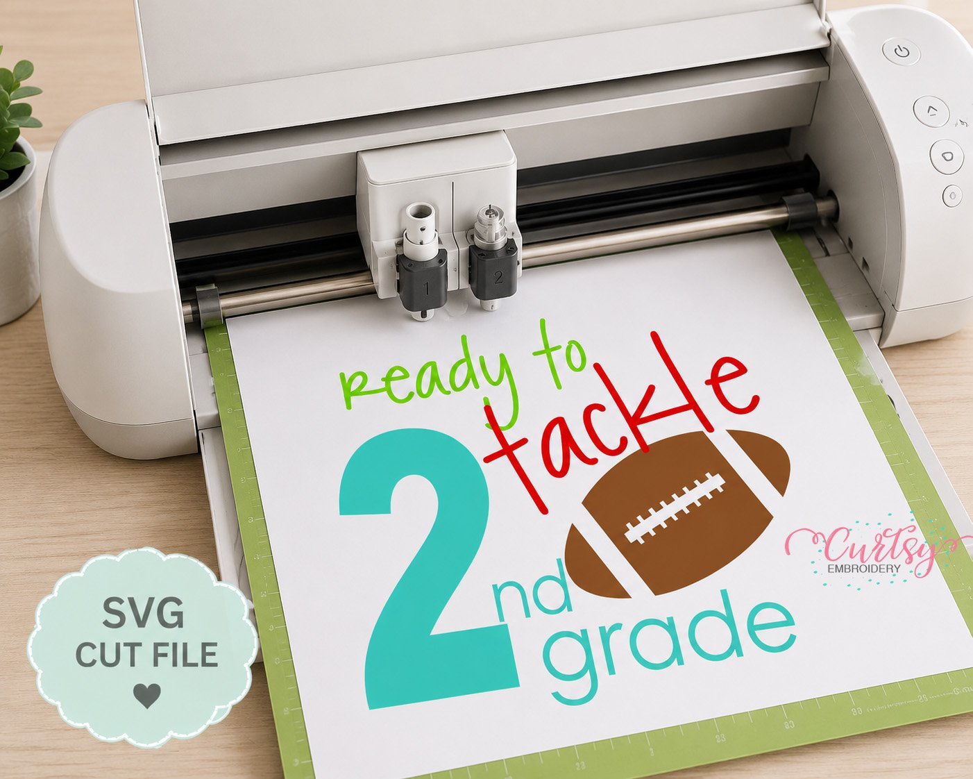 Ready to Tackle 2nd Grade SVG _ Logo 3 Ready to Tackle 2nd Grade SVG _ Logo 3
