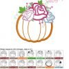 Floral Pumpkin Applique MAP Floral Pumpkin Applique MAP