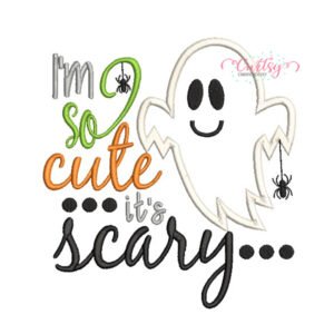 So Cute It's Scary Applique