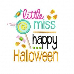 Little Miss Halloween Applique