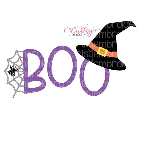 Boo Witch Hat SVG File Boo Witch Hat SVG File