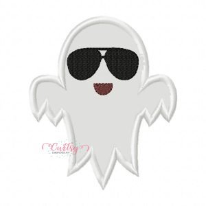 Cool Ghost Halloween Applique
