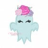 Flower Ghost Applique Embroidery Design Flower Ghost Applique Embroidery Design