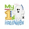 My First Halloween Boy Applique Embroidery Design My First Halloween Boy Applique Embroidery Design
