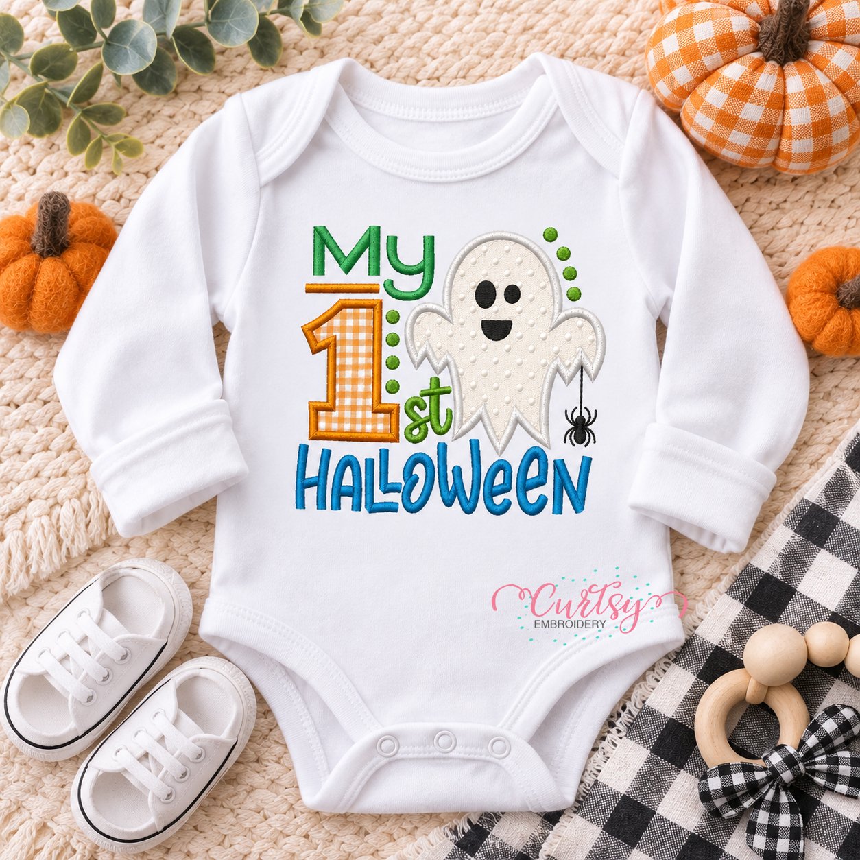 My First Halloween Boy Embroidery Design _ Logo 1 My First Halloween Boy Embroidery Design _ Logo 1