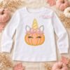 Pumpkin Unicorn Applique Design _ Logo 1