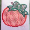 Pumpkin with Bow Applique Picture 3 Pumpkin with Bow Applique Picture 3
