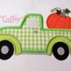 Pumpkin Pickup Truck Applique picture 3