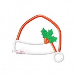 Santa Hat Applique Design