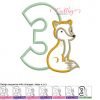 3 Woodland Fox Applique MAP