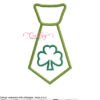 Shamrock Tie Applique Stitch Map 72