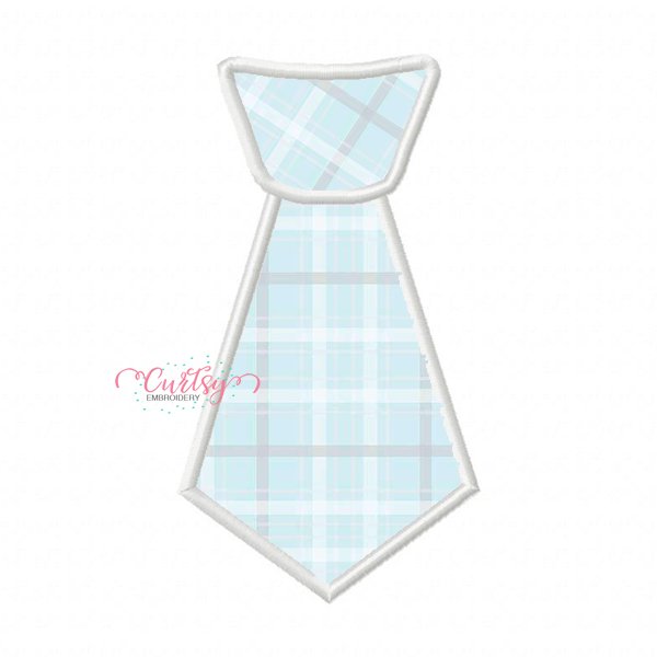 Tie Applique Embroidery Design Tie Applique Embroidery Design