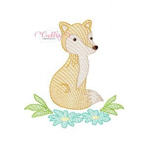 Woodland Fox Quick Stitch Embroidery
