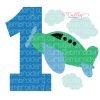 1st Birthday Airplane SVG File