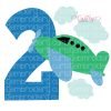 2nd Birthday Airplane SVG File 2nd Birthday Airplane SVG File