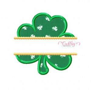 Monogram Shamrock Applique