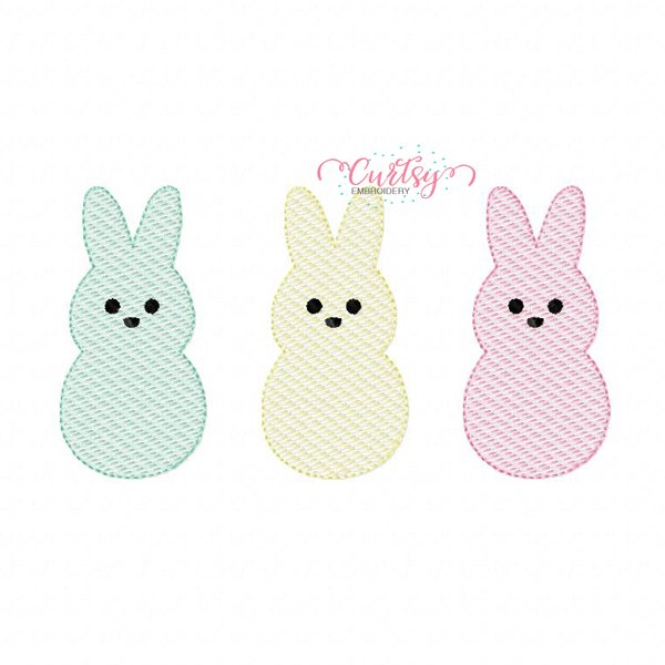 Peep Trio Quick Stitch Embroidery Design Peep Trio Quick Stitch Embroidery Design