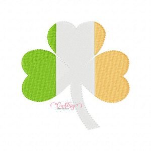 Shamrock Irish Flag Embroidery