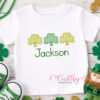 Shamrock Trio Quick Stitch Embroidery Design lifestyle logo 1 Shamrock Trio Quick Stitch Embroidery Design lifestyle logo 1