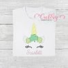 Shamrock Unicorn Sketch Fill Embroidery picture 1