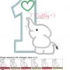 1 Elephant Applique MAP 1 Elephant Applique MAP