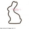 Chocolate Bunny Satin Applique MAP